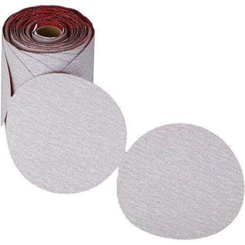 Carborundum 400 Grit Premier Red Sandpaper PSA Sanding Disc 6
