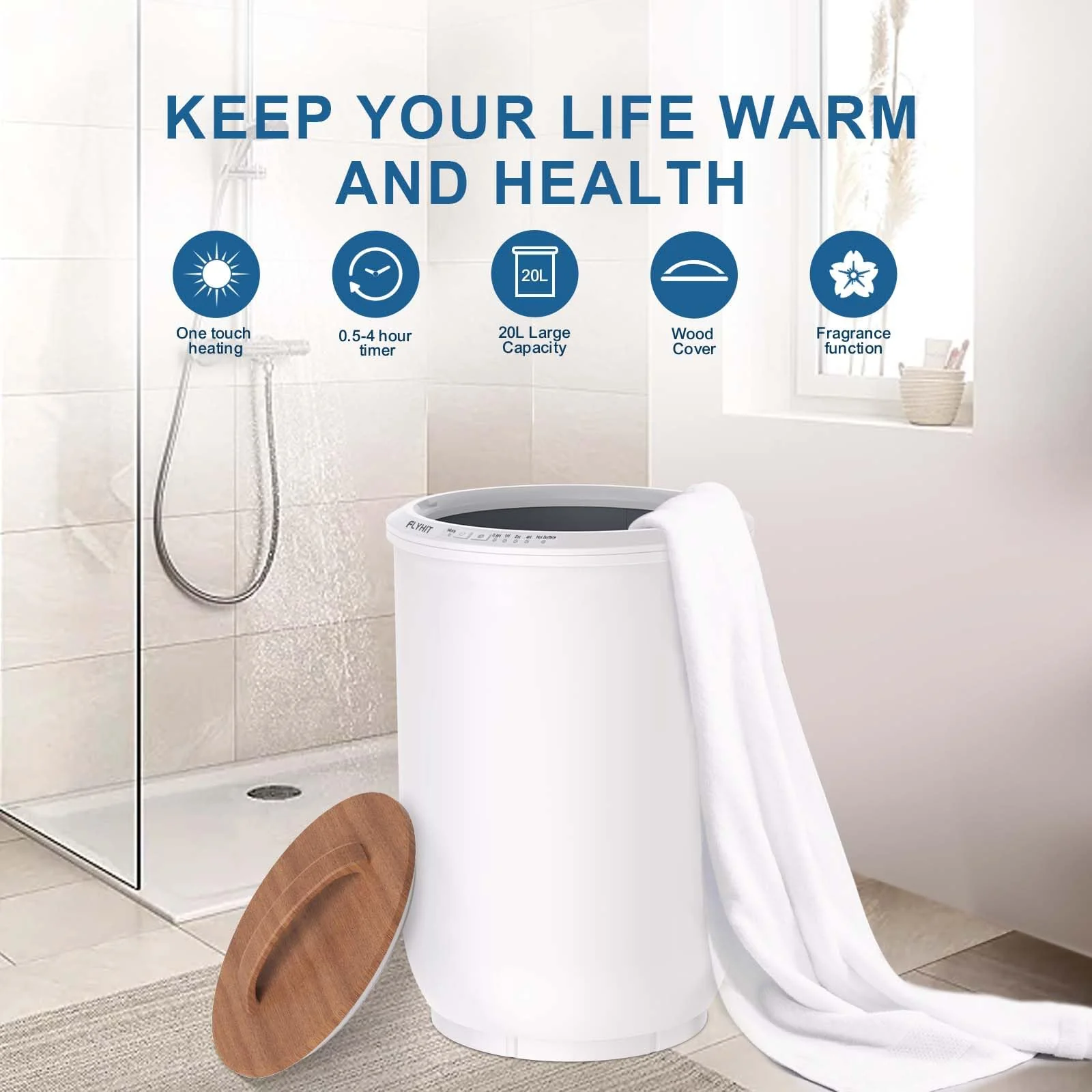 Luxury Electric Towel Warmer for Bathroom - John Pierce Auto Care