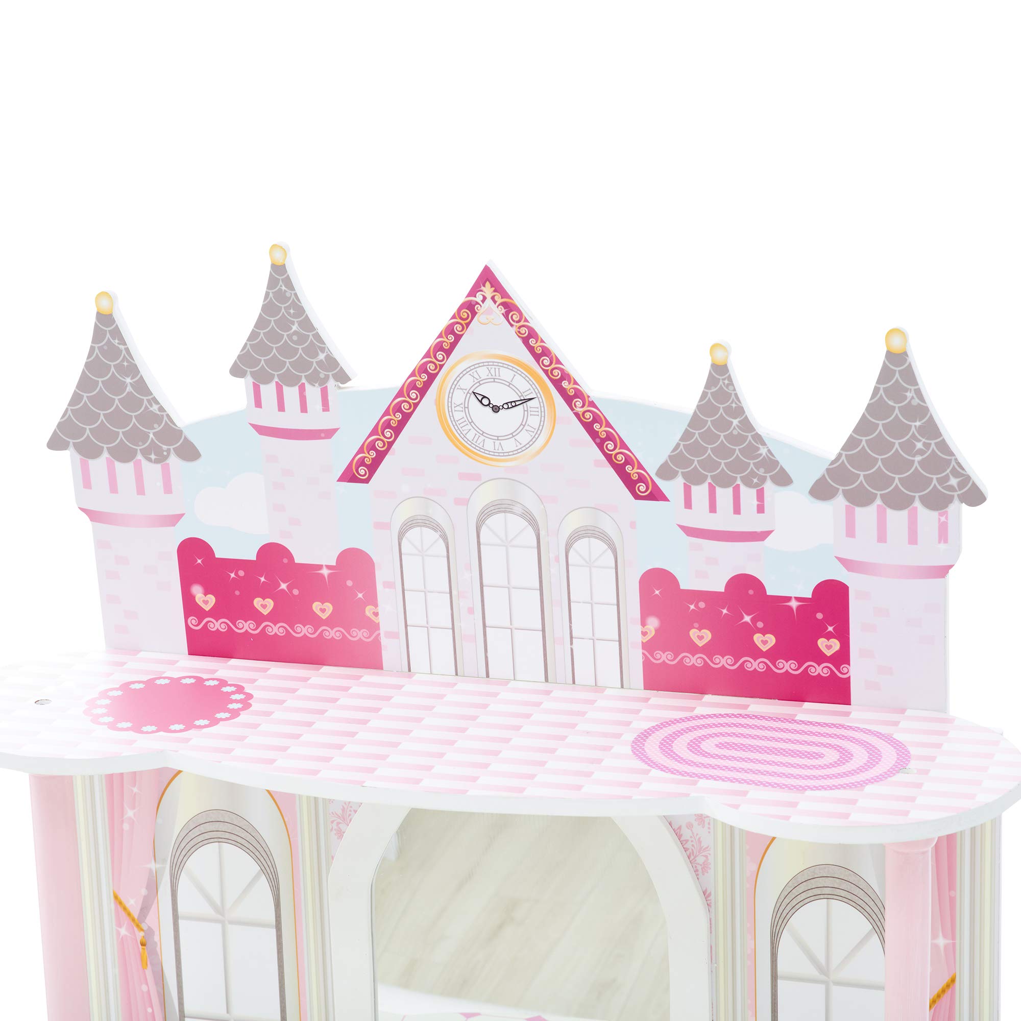 Teamson Kids Dreamland Castle Vanity Table and Stool Set - John Pierce Auto Care