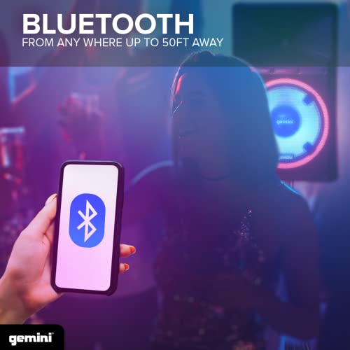 Gemini PA Speaker professional powered Bluetooth - John Pierce Auto Care