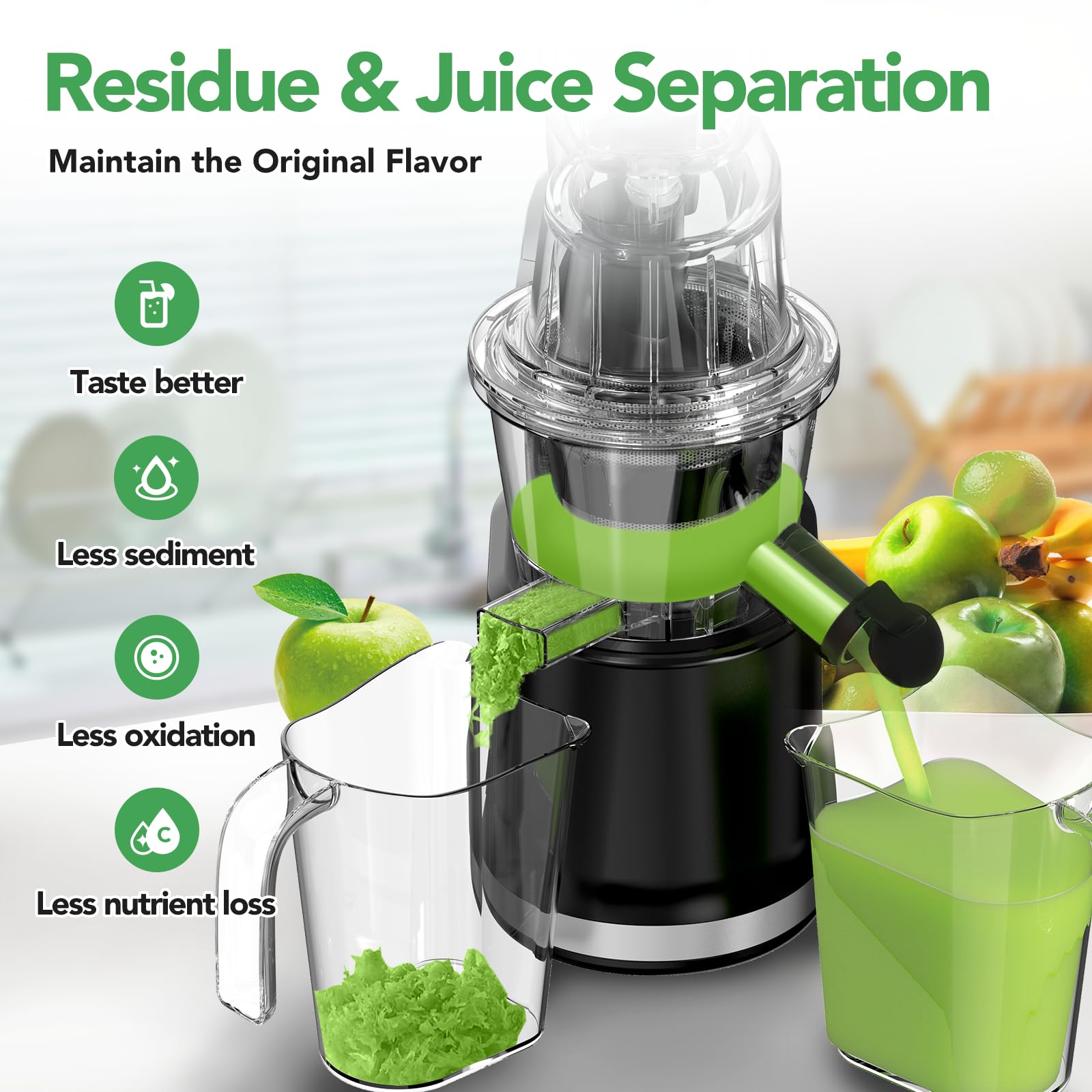 Aeitto Portable Masticating Juicer and Nutrient Extractor - John Pierce Auto Care