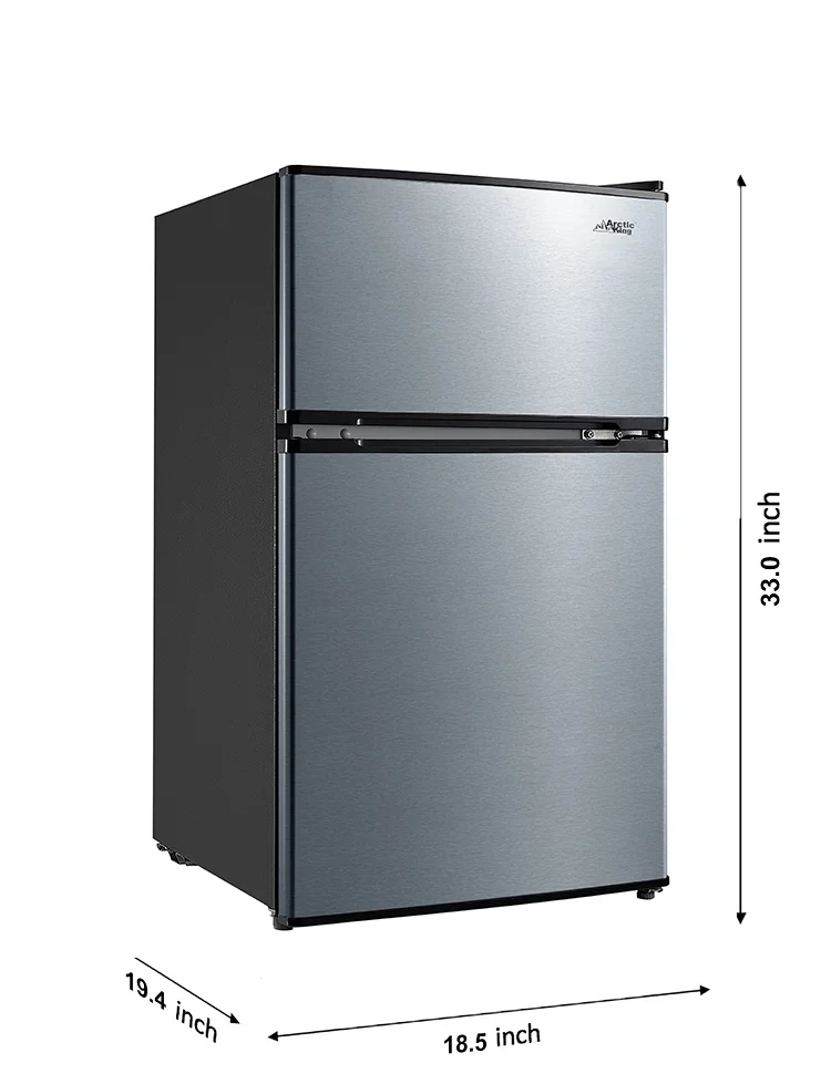 Arctic King 3.2 Cu. Ft. Mini Fridge, Stainless - John Pierce Auto Care
