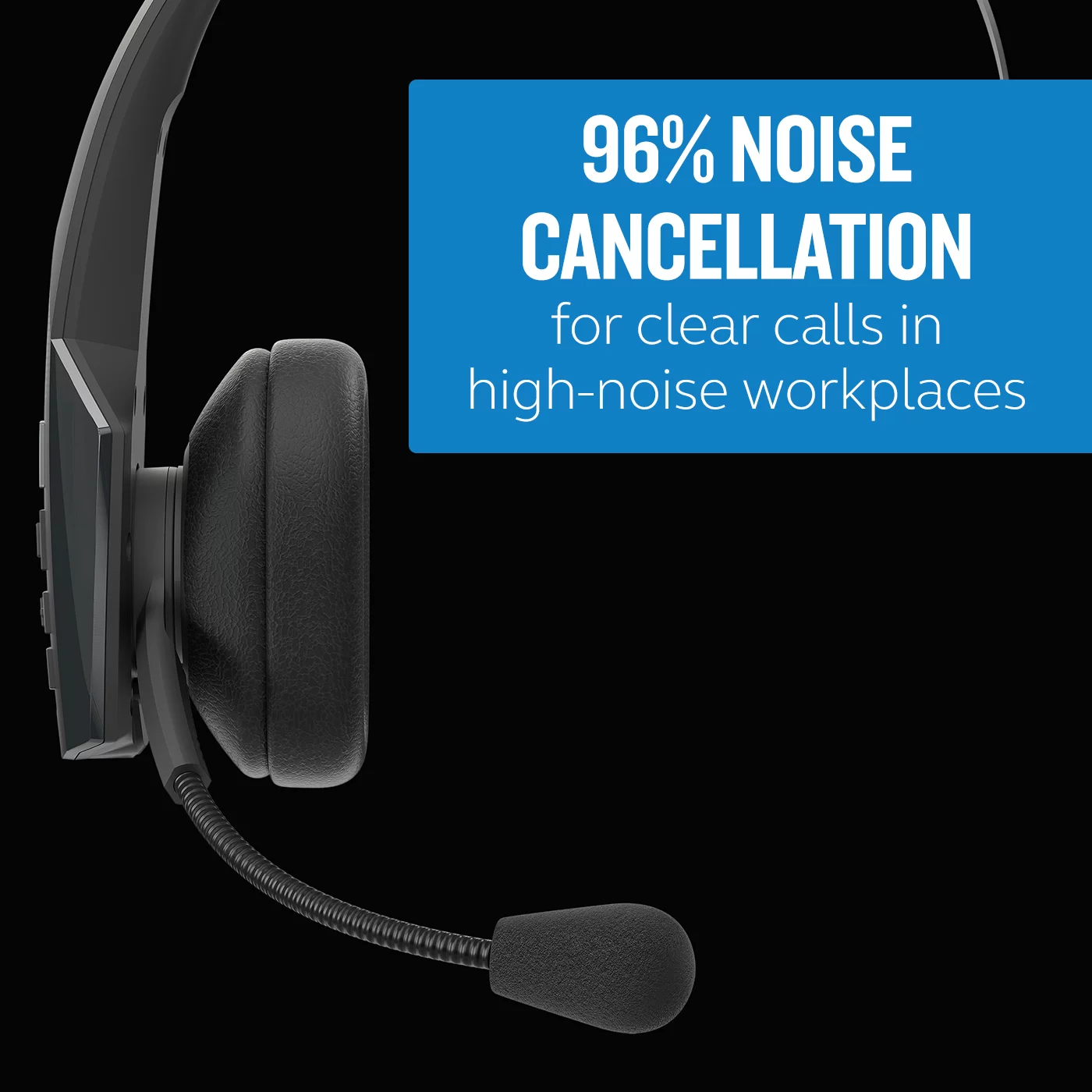 BlueParrott B350-XT Wireless Headset / Music Headphones Black - John Pierce Auto Care