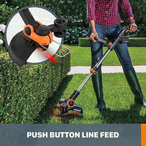 WORX WG931 Cordless Trimmer Blower - John Pierce Auto Care
