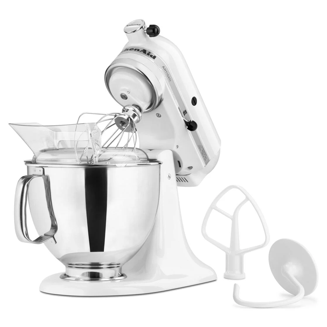 KitchenAid Artisan 5-Quart Stand Mixer, White - John Pierce Auto Care