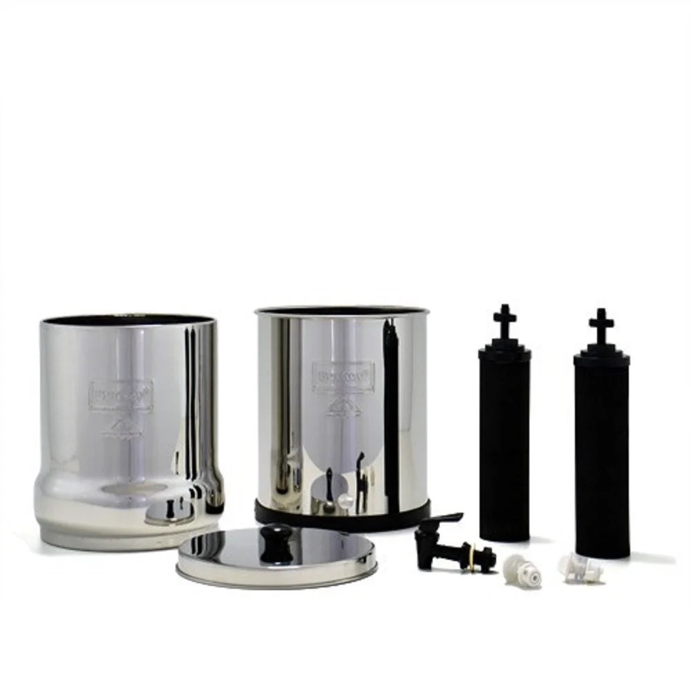 Big Berkey Stainless Steel Water Filter System with 2 Elements - John Pierce Auto Care