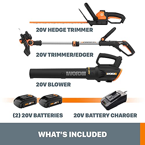 WORX WG931 Cordless Trimmer Blower - John Pierce Auto Care