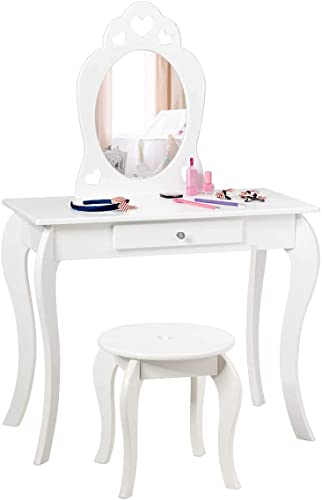 Fireflowery Princess Pretend Vanity Set with Detachable Mirror - John Pierce Auto Care