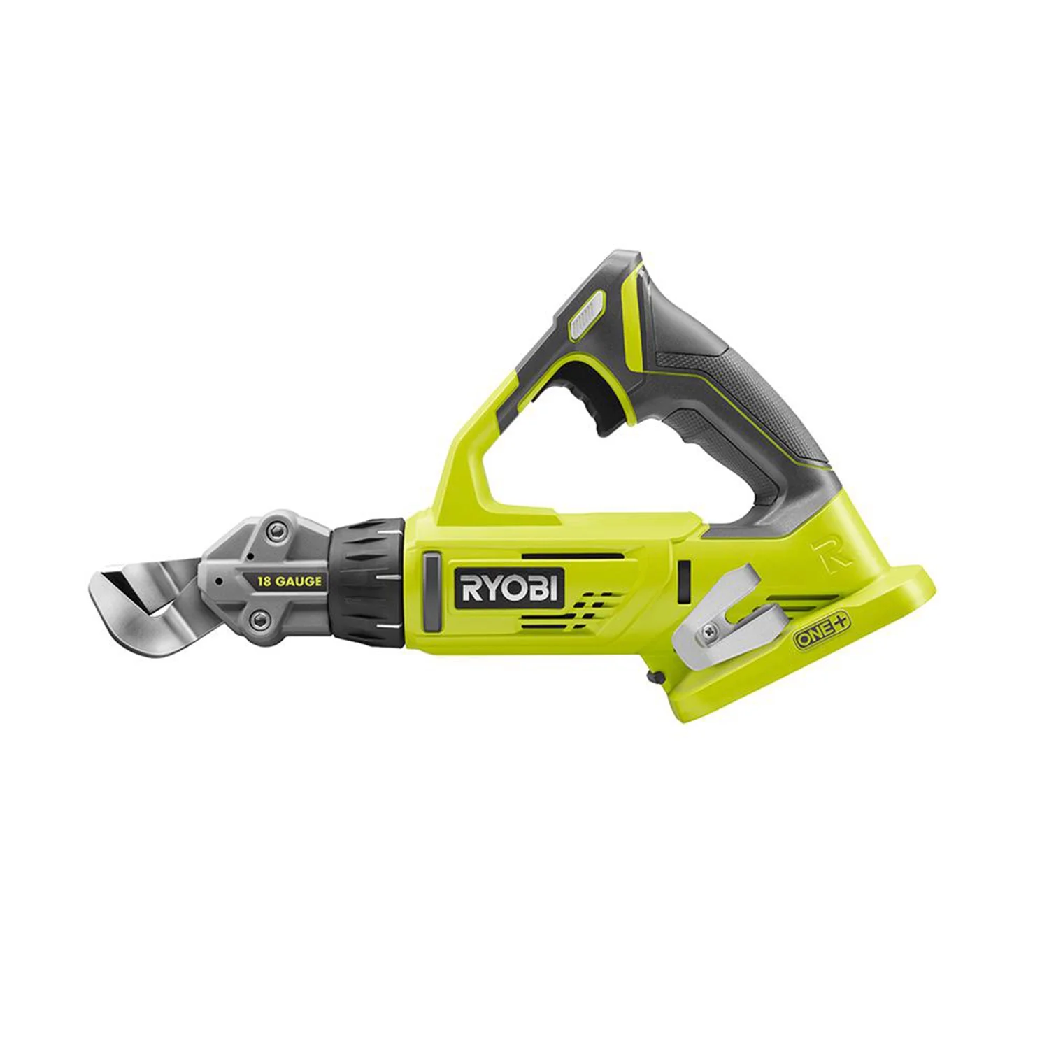 Ryobi P591 18V One+ 18-Gauge Rotating Head Offset Shear, Tool Only - John Pierce Auto Care