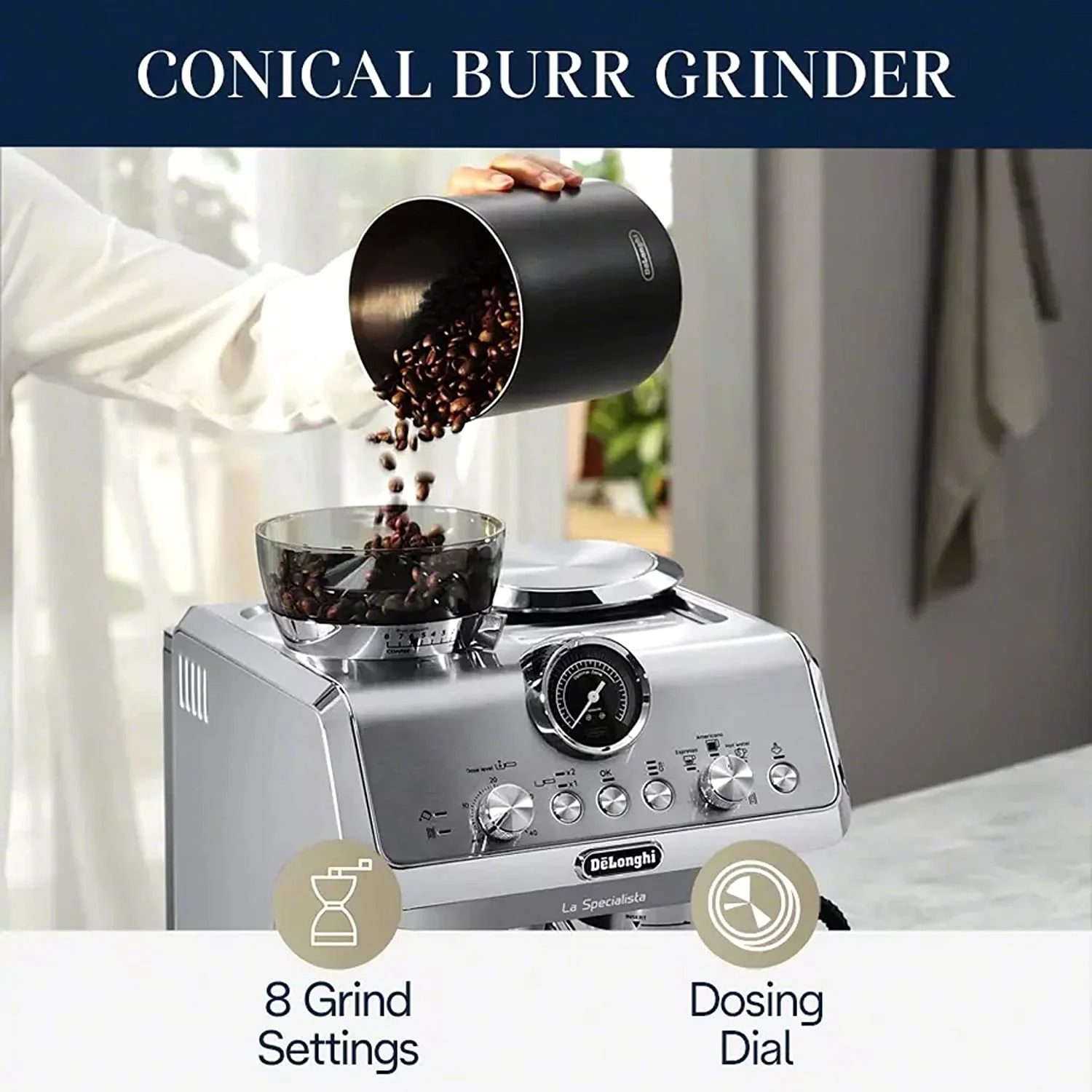 De'Longhi La Specialista Arte Pump Espresso Machine - John Pierce Auto Care