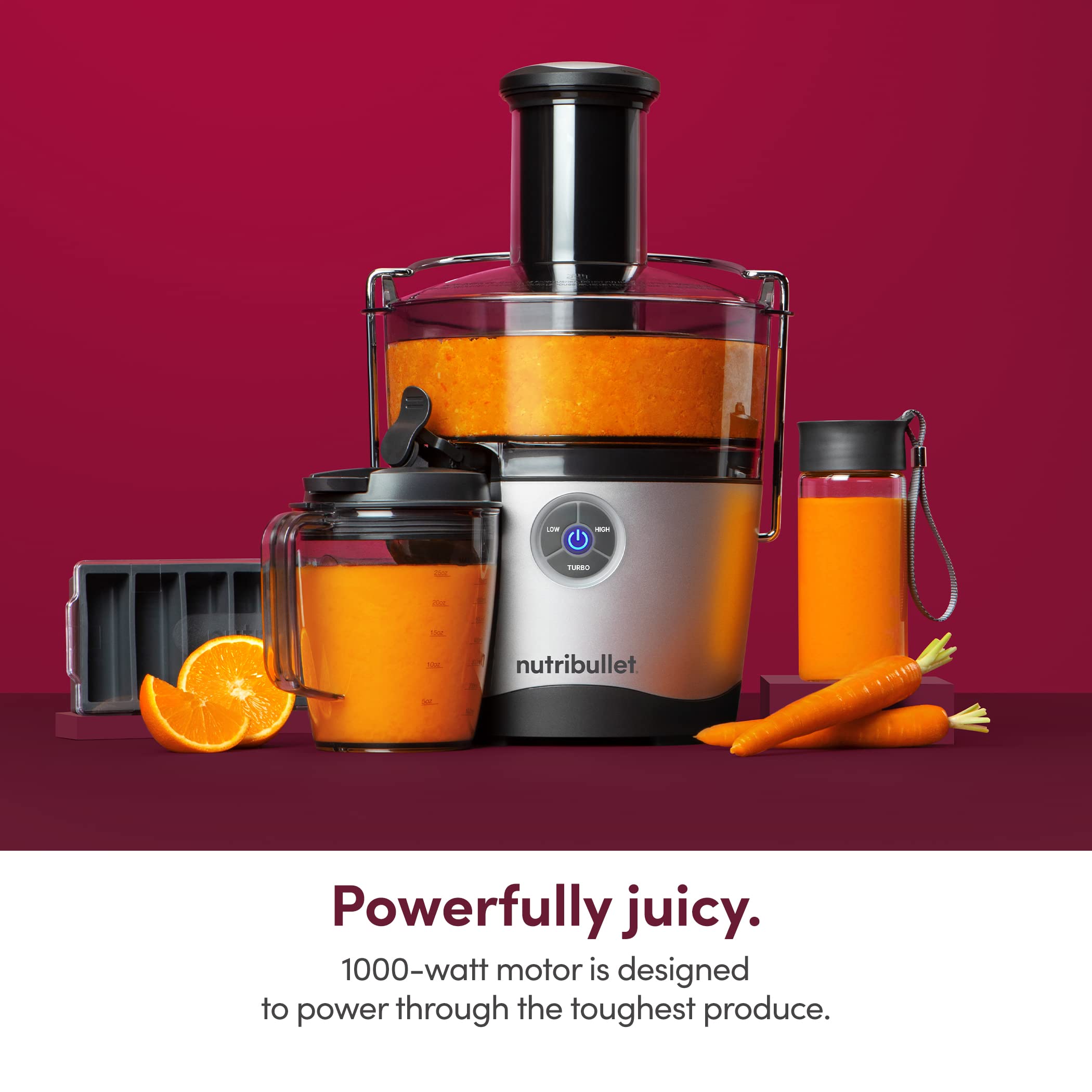 NutriBullet Juicer Pro Silver Centrifugal Juicing Machine - John Pierce Auto Care