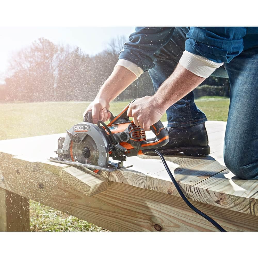RIDGID 15-Amp 7-1/4 Inch Worm Drive Circular Saw (R32104) - John Pierce Auto Care