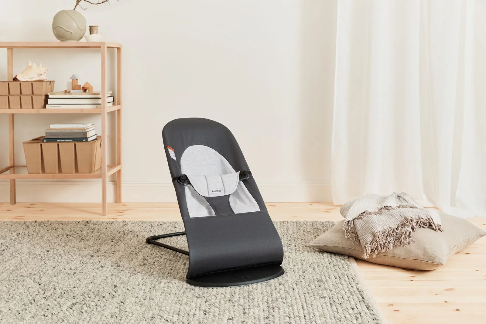 BabyBjorn Bouncer Balance Soft in Dark Grey/Light Grey - John Pierce Auto Care