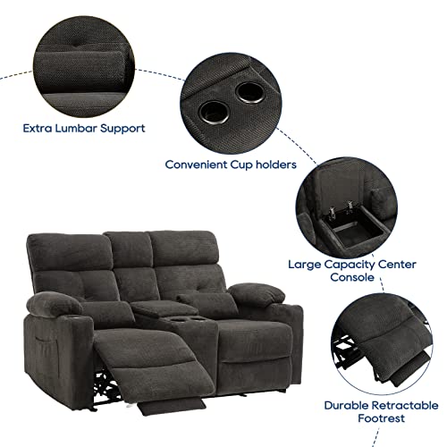 RIHEREFY 68-Inch RV Power Reclining Loveseat (Wall Hugger) - John Pierce Auto Care