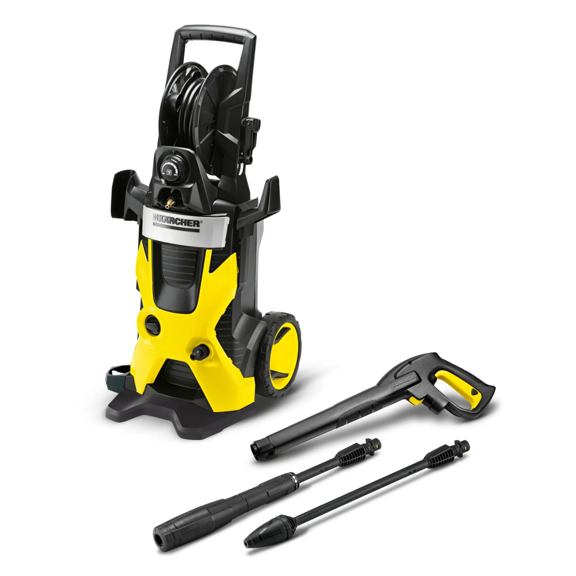 Karcher K5 Premium Pressure Washer with Hose Reel, 2000 PSI, 1.45 GPM - John Pierce Auto Care