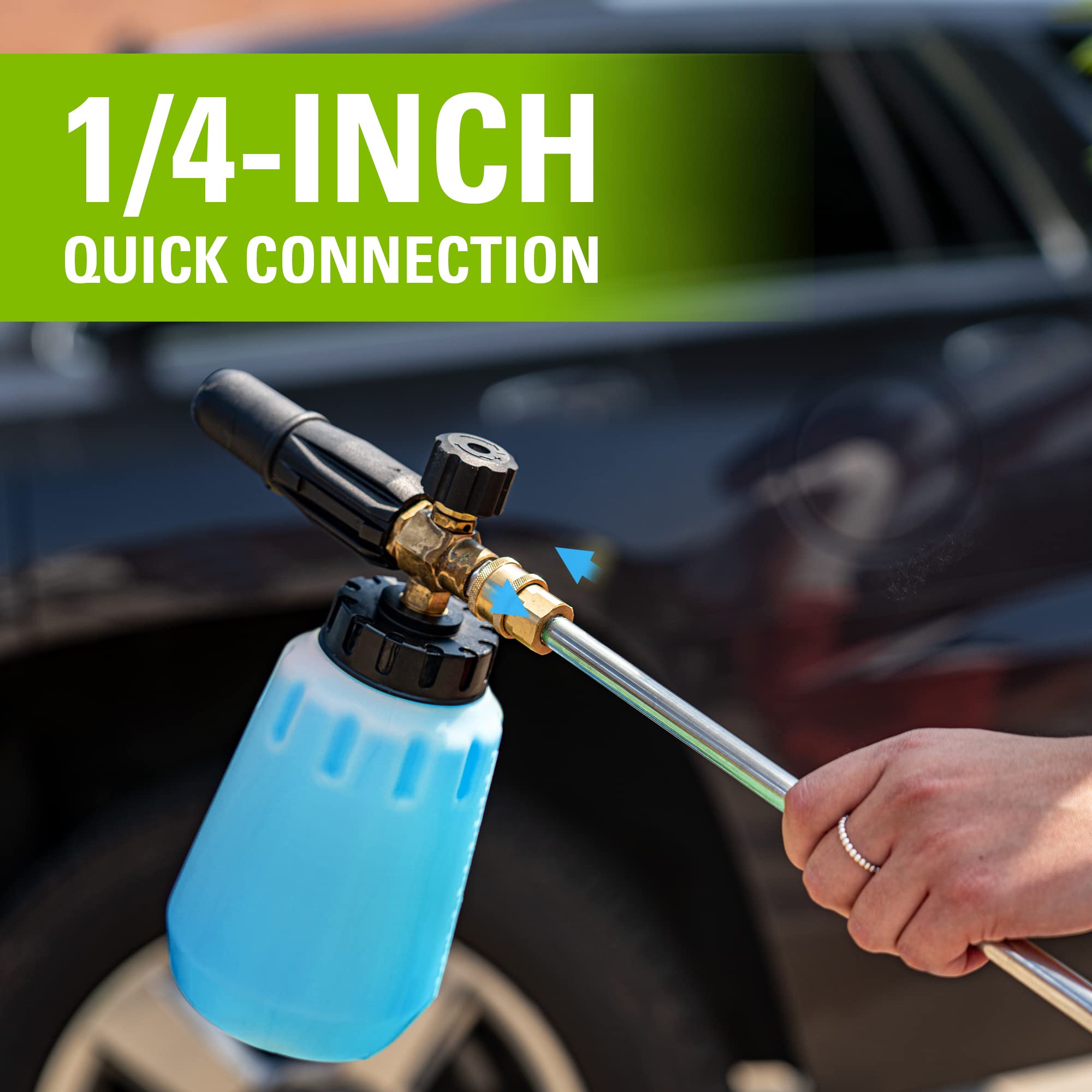 Greenworks 3000 PSI Pressure Washer Foam Cannon Attachment - John Pierce Auto Care