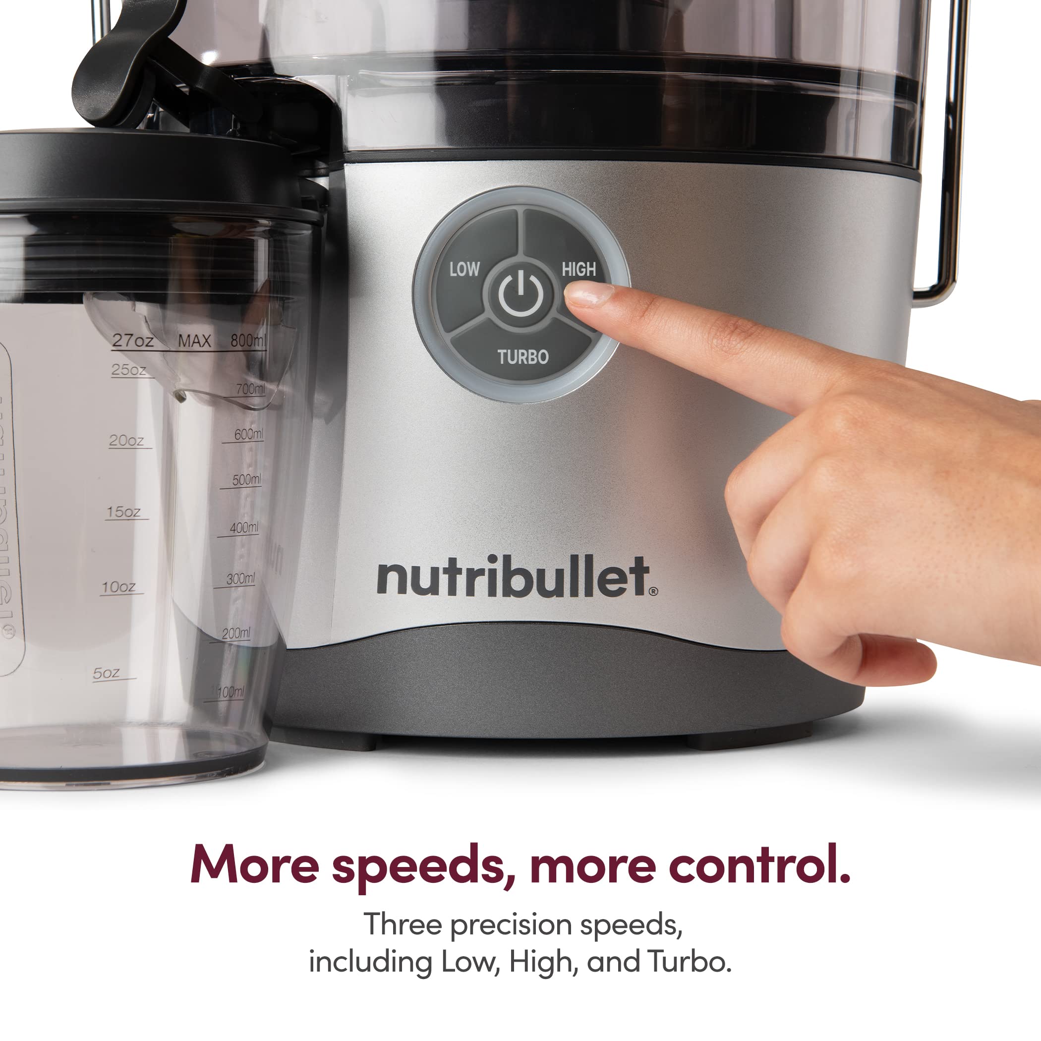 NutriBullet Juicer Pro Silver Centrifugal Juicing Machine - John Pierce Auto Care