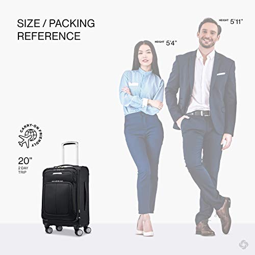 Samsonite Carry On Midnight Black - John Pierce Auto Care