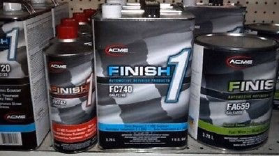 1 GALLON KIT Finish 1 Clear Coat Finish1 FC740 and FH742 - John Pierce Auto Care