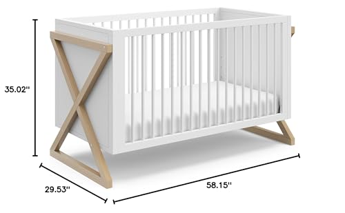 Storkcraft Equinox Convertible Crib Driftwood - John Pierce Auto Care