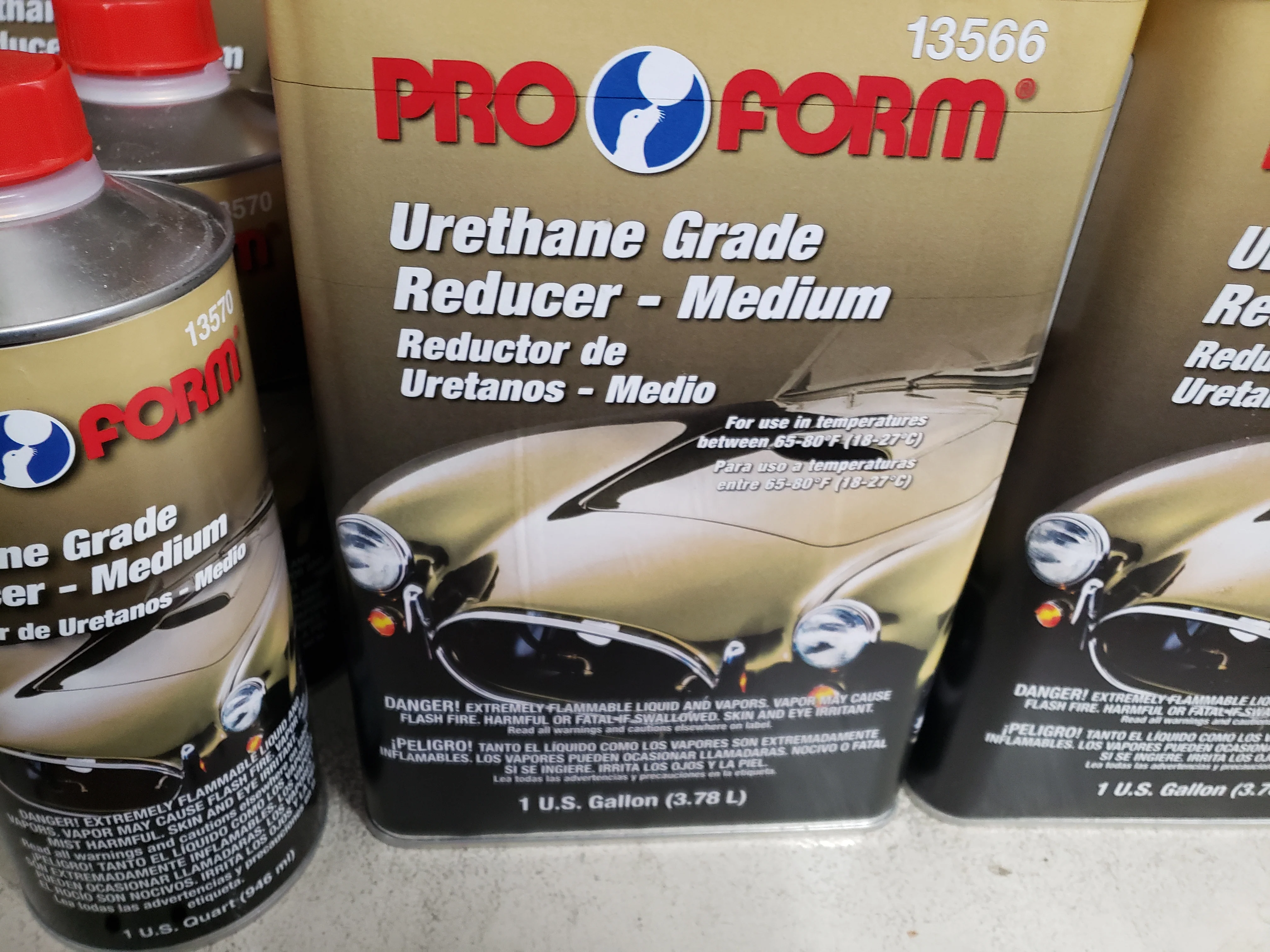 Pro Form Gal VOC Medium Urethane Reducer, One Gal 13566 - John Pierce Auto Care