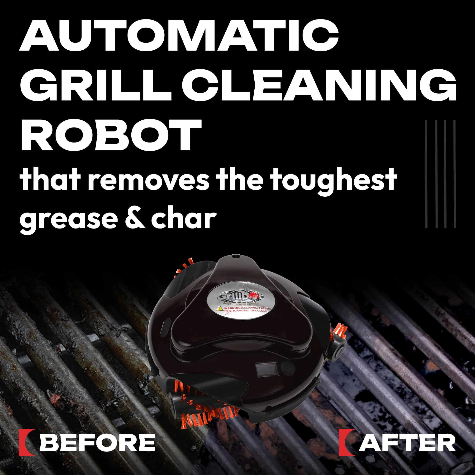 Grillbot Automatic Grill Cleaning Robot with Storage Case - John Pierce Auto Care