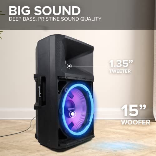 Gemini PA Speaker professional powered Bluetooth - John Pierce Auto Care