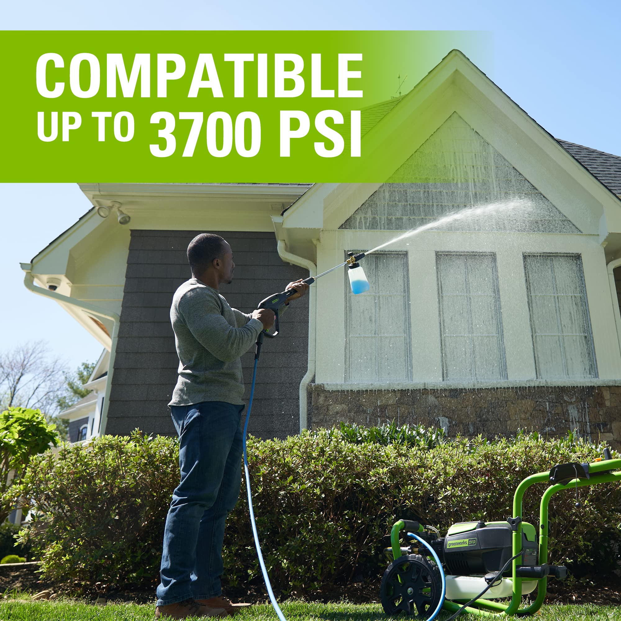 Greenworks 3000 PSI Pressure Washer Foam Cannon Attachment - John Pierce Auto Care