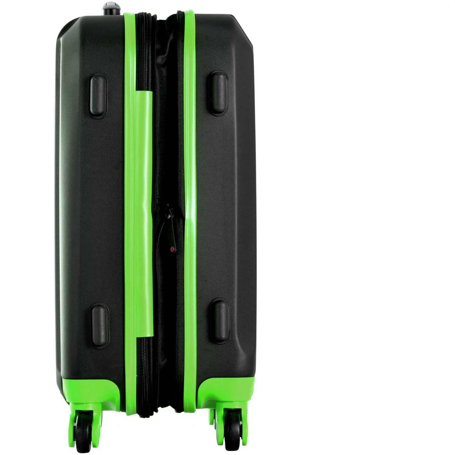 Olympia U.S.A. Apache 3-Piece Expandable Hardcase Luggage Set with Spinner Wheels, Black/Lime - John Pierce Auto Care