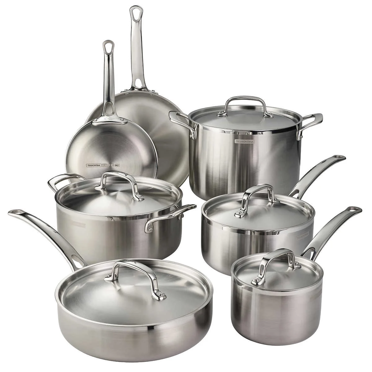 Tramontina 12-Piece Tri-Ply Clad Cookware Set - John Pierce Auto Care