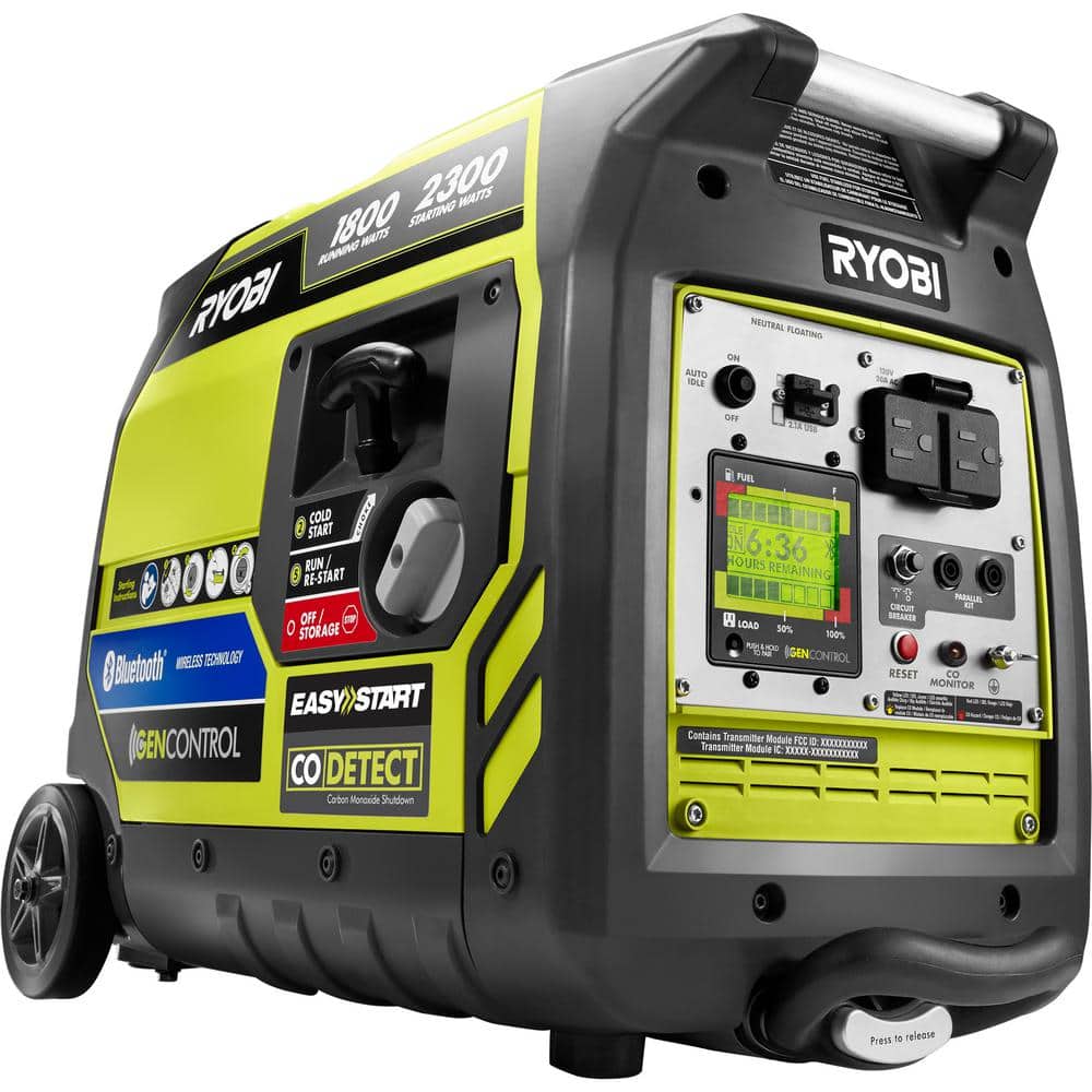 Ryobi 2300-Watt Bluetooth Inverter Generator - John Pierce Auto Care