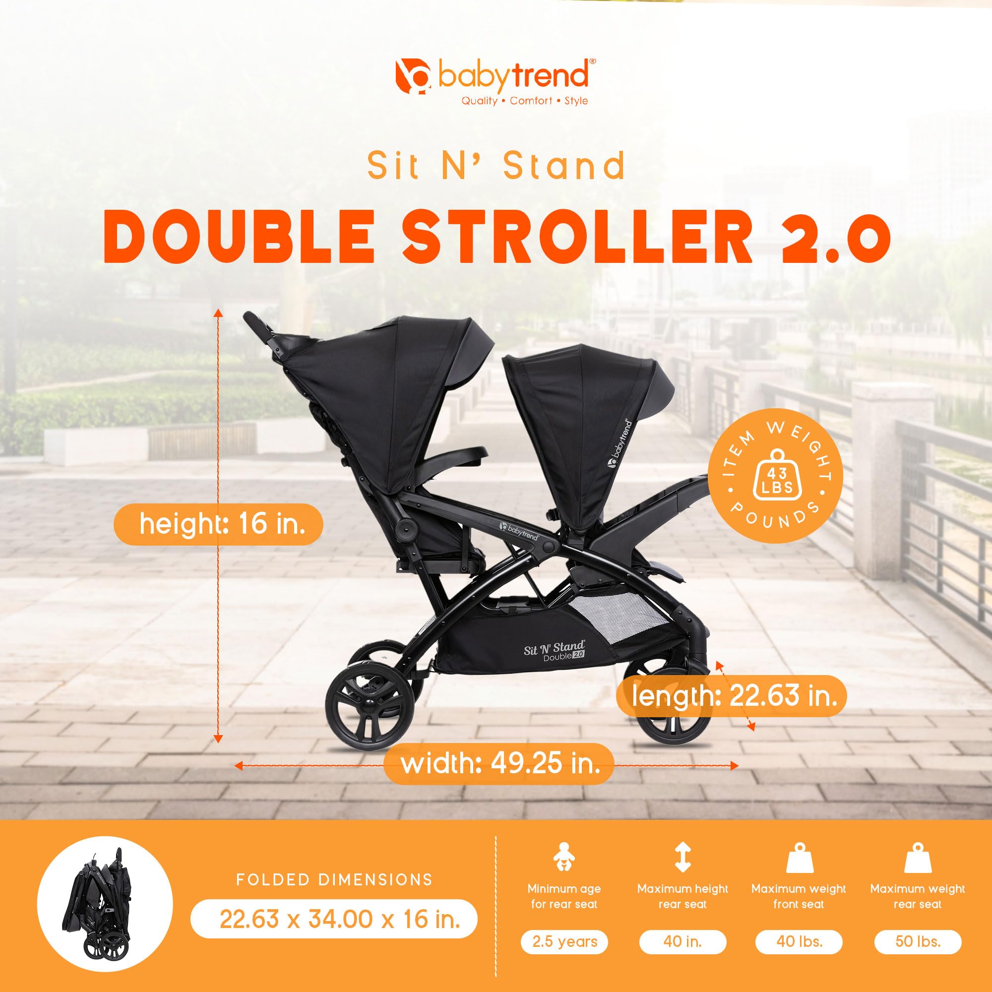 Baby Trend Stroller Harness and Storage Compartment Kit - John Pierce Auto Care