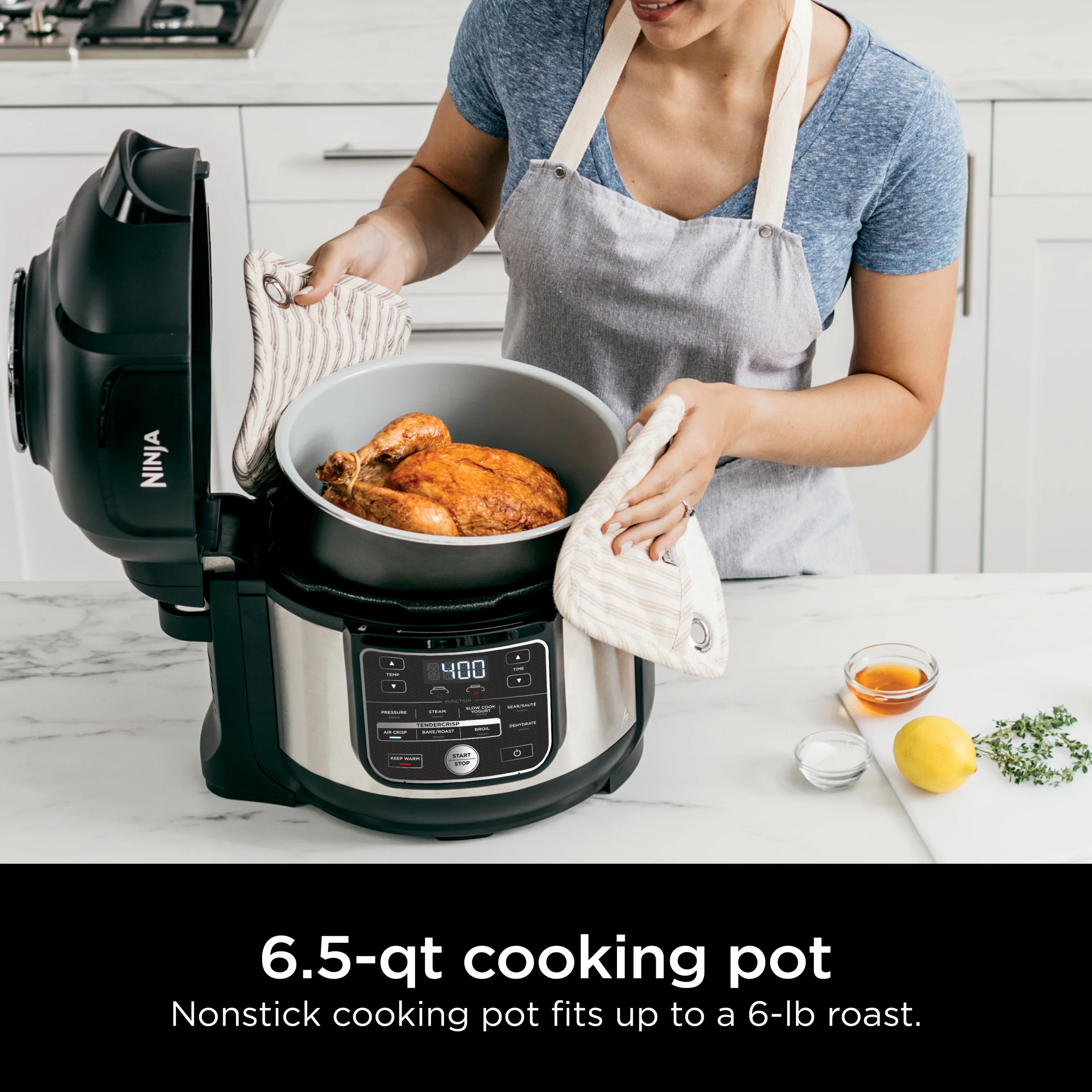 Ninja Foodi OS300 6.5-Quart 10-in-1 Pressure Cooker Air Fryer - John Pierce Auto Care