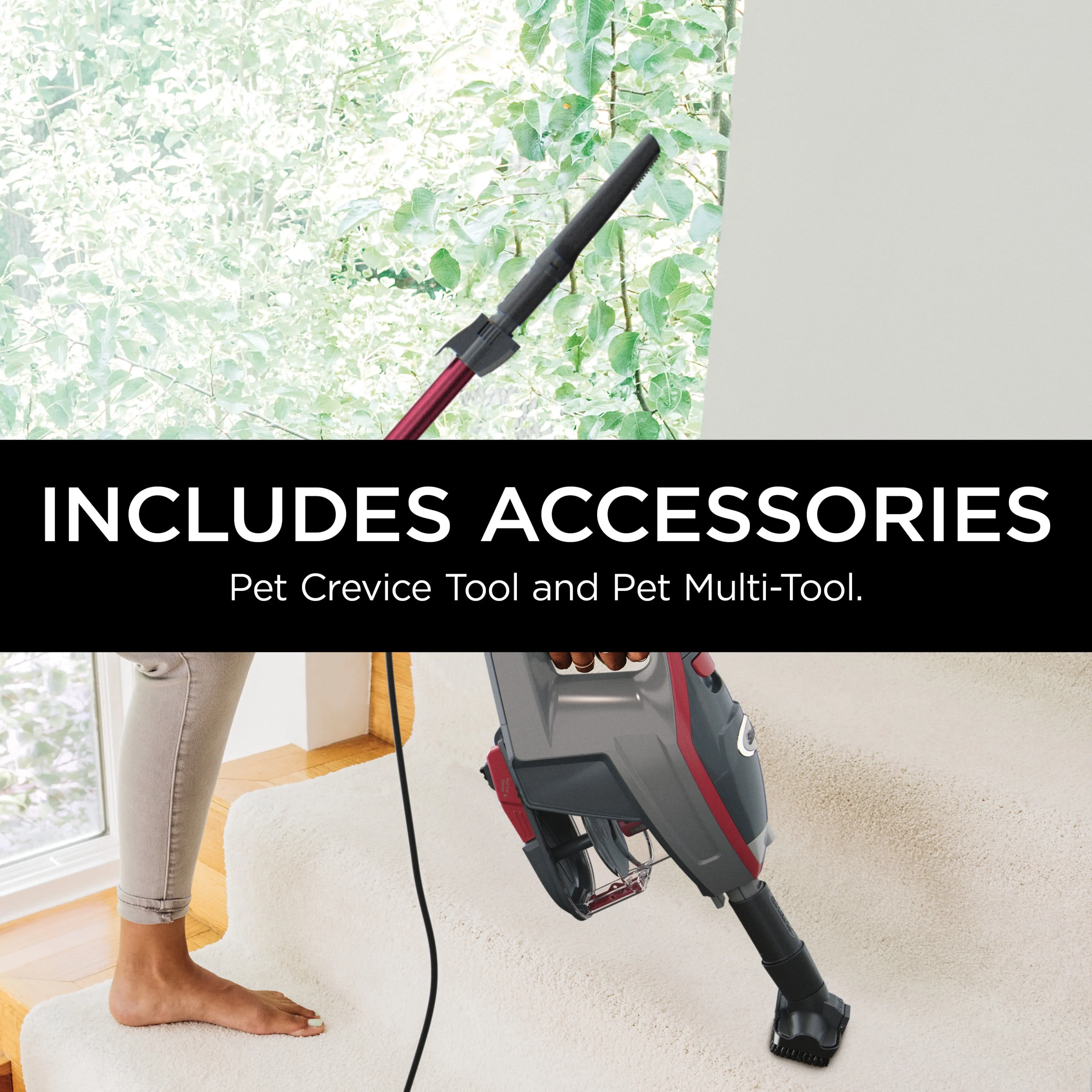 Shark Rocket Pro Corded Stick Vacuum Cleaner, Red, HV370 - John Pierce Auto Care