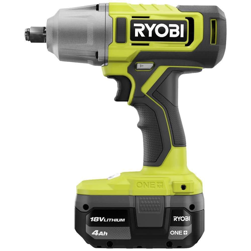 Ryobi 18V Cordless 1/2-inch Impact Wrench Kit - John Pierce Auto Care