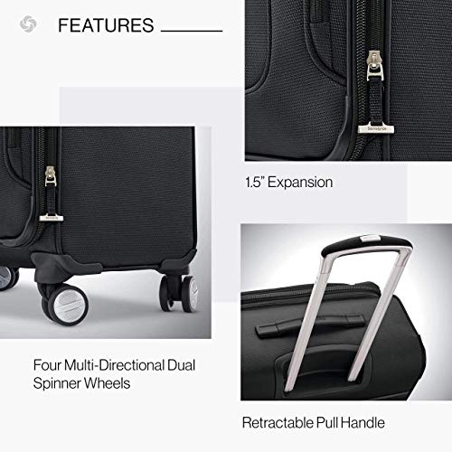 Samsonite 123569 1548 Checked Large Midnight Black - John Pierce Auto Care