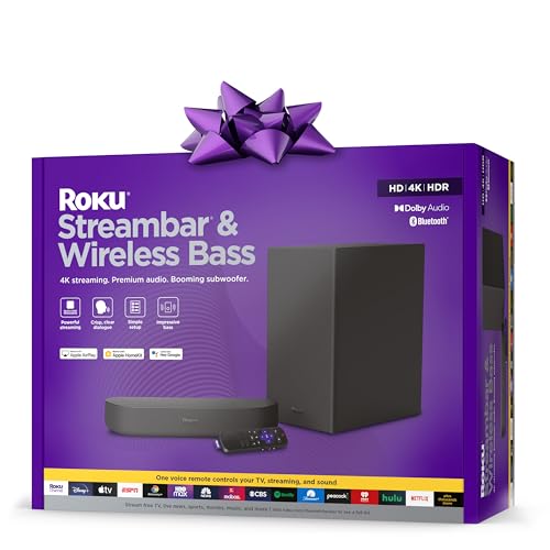 Roku Streambar 4K HDR Streaming Device and Soundbar Combo - John Pierce Auto Care