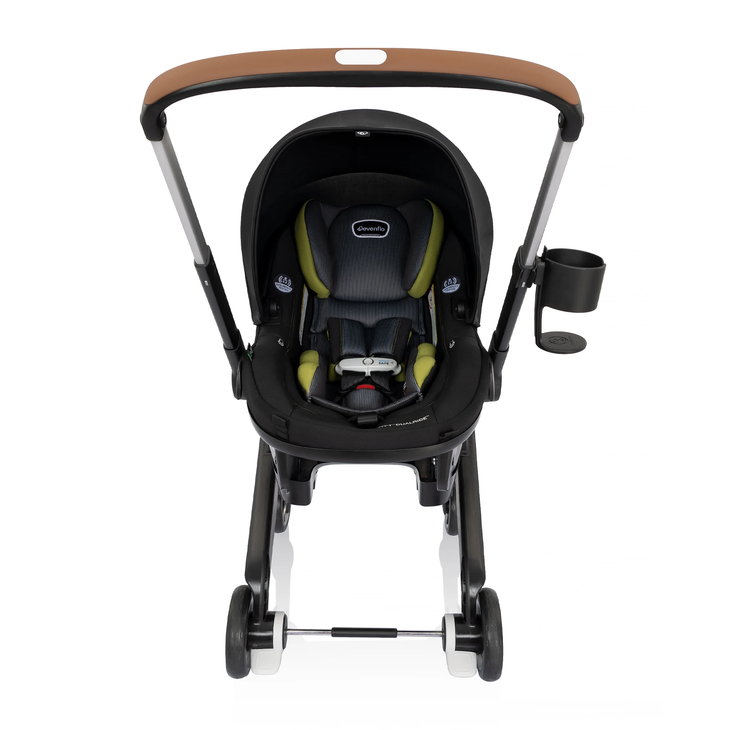 Shyft DualRide with Carryall Storage Infant Car Seat and Stroller Combo (Durham Green) - John Pierce Auto Care
