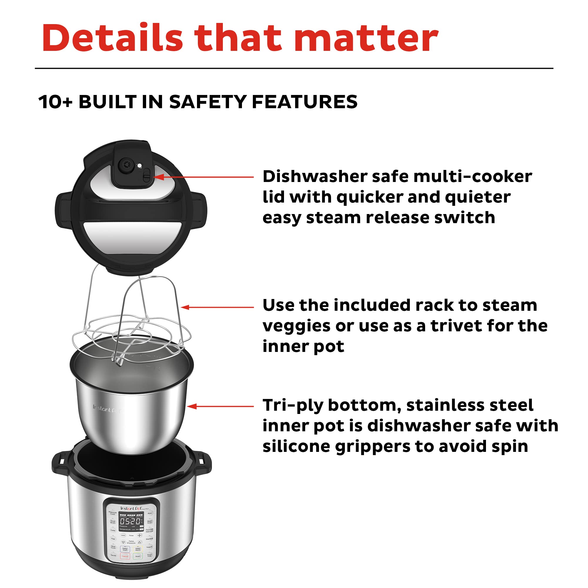 Instant Pot Plus Programmable Multi-Cooker and Sterilizer - John Pierce Auto Care