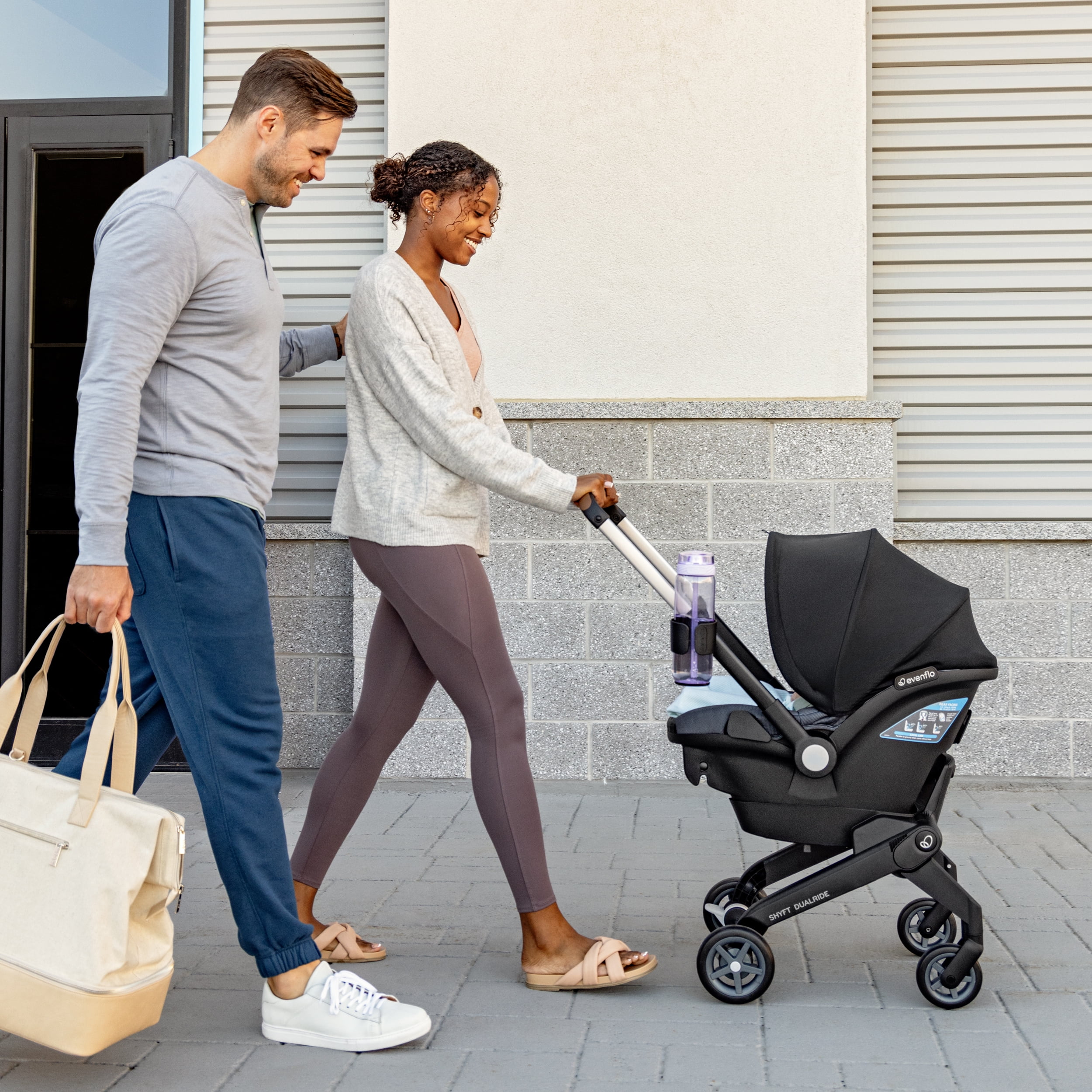 Shyft DualRide with Carryall Storage Infant Car Seat and Stroller Combo (Durham Green) - John Pierce Auto Care
