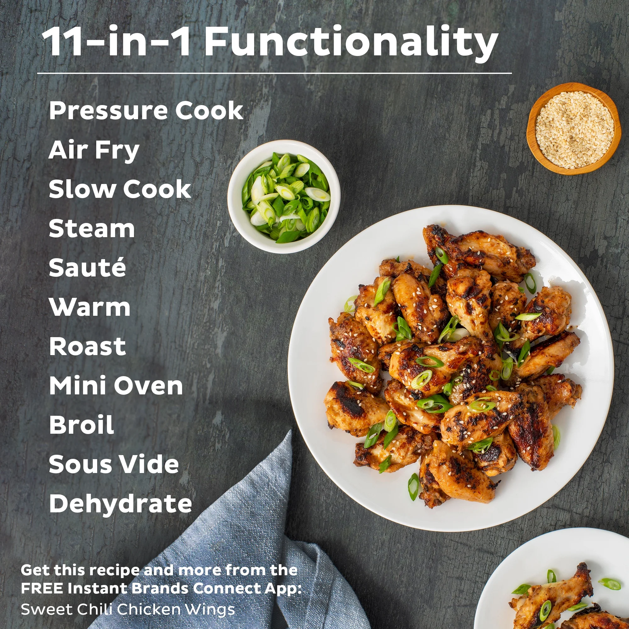 Instant Pot Duo Crisp 11-in-1 Air Fryer and Electric Pressure Cooker Combo with Multicooker Lids that Air Fries, Steams, Slow Cooks, Sautés, Dehydrates and More, Free App With 1900 Recipes, 8 Quart - John Pierce Auto Care