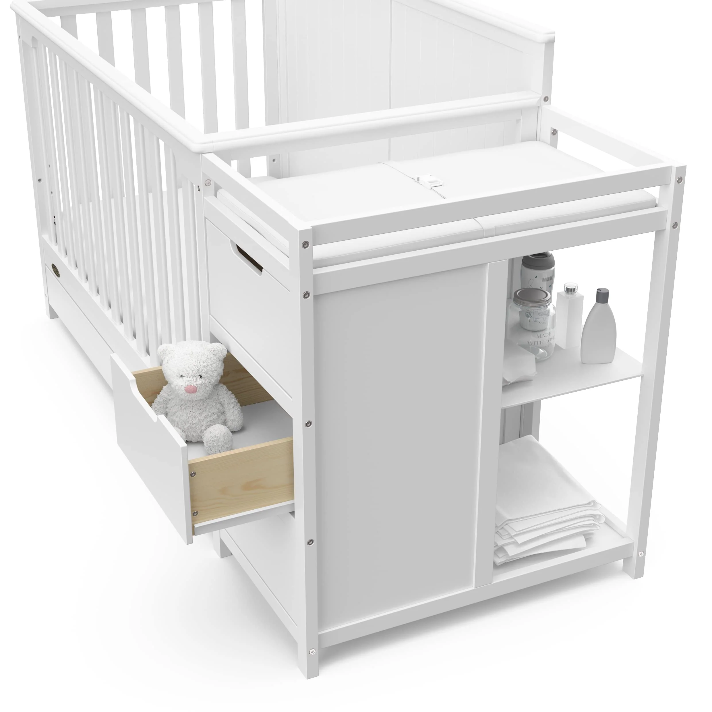 Graco Hadley 5-in-1 Convertible Crib and Changer with Drawer - John Pierce Auto Care