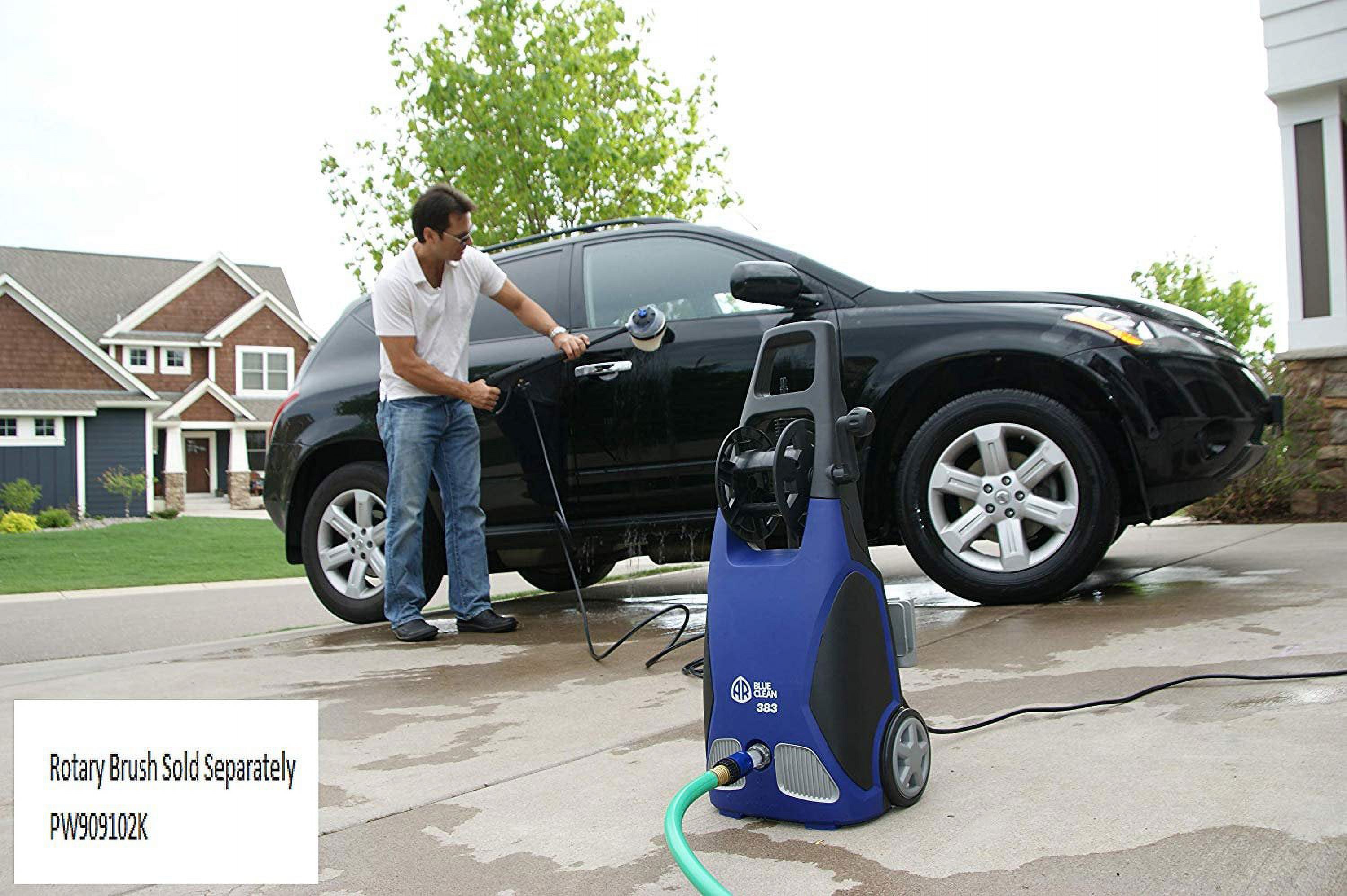 AR Blue Clean, AR383 1,900 PSI Electric Pressure Washer, Nozzles, Spray Gun, Wand, Detergent Bottle & Hose - John Pierce Auto Care