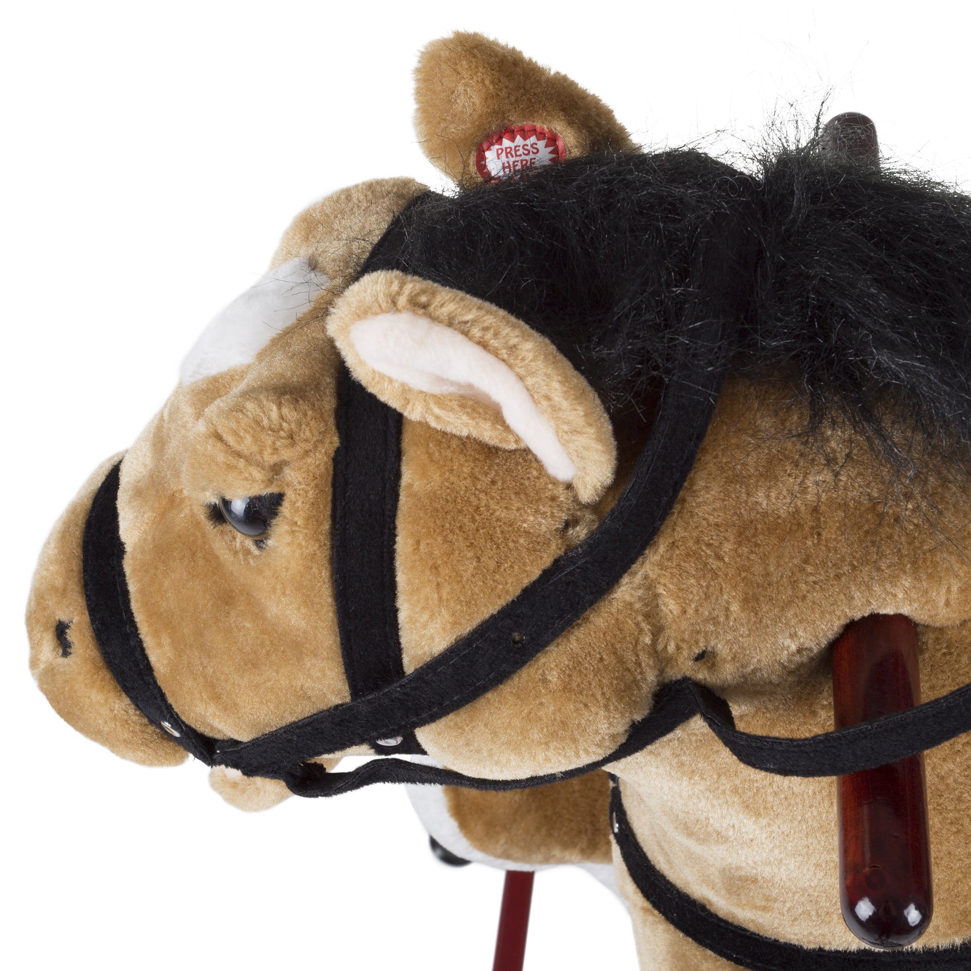 Happy Trails Plush Rocking Animal with Adjustable Stirrups - John Pierce Auto Care