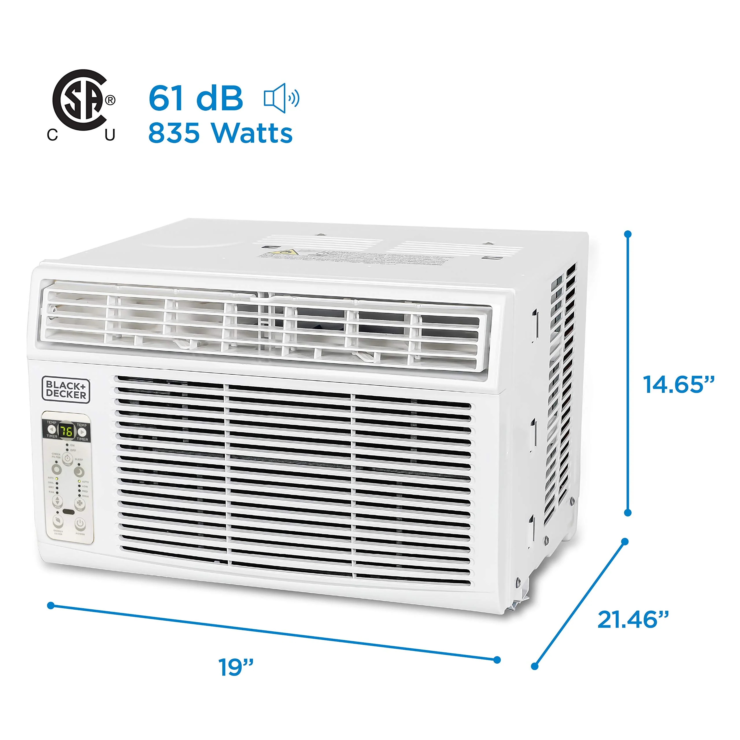 BLACK+DECKER 10000 BTU Window Air Conditioner (Up to 450 sq ft) - John Pierce Auto Care
