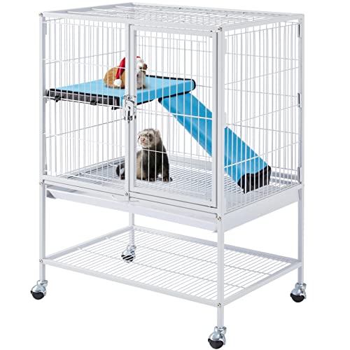 Yaheetech Rolling 2-Story Ferret and Small Animal Cage - John Pierce Auto Care