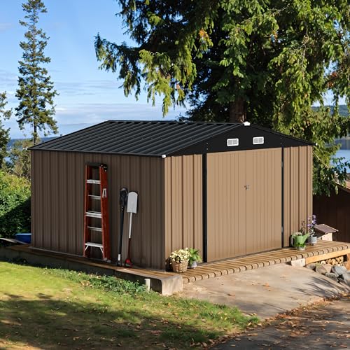 Devoko Outdoor Storage Metal Garden - John Pierce Auto Care