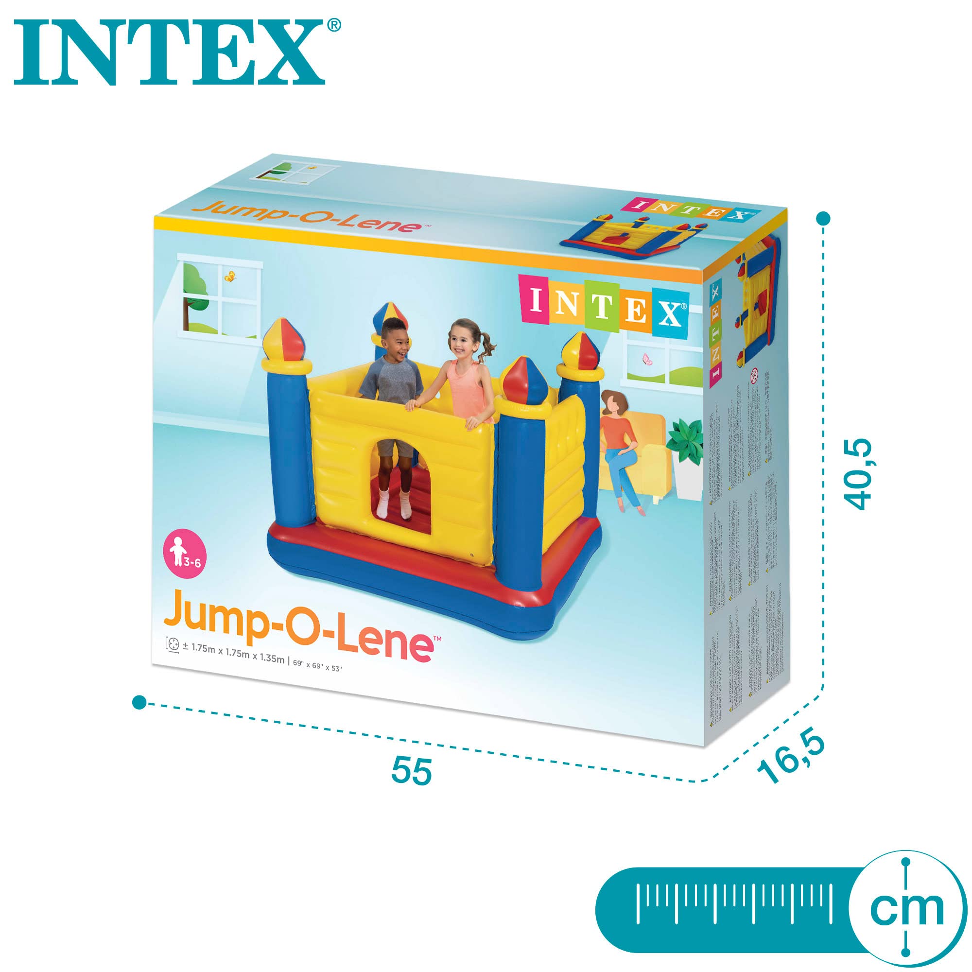 Intex Jump Castle Inflatable Bouncer - John Pierce Auto Care