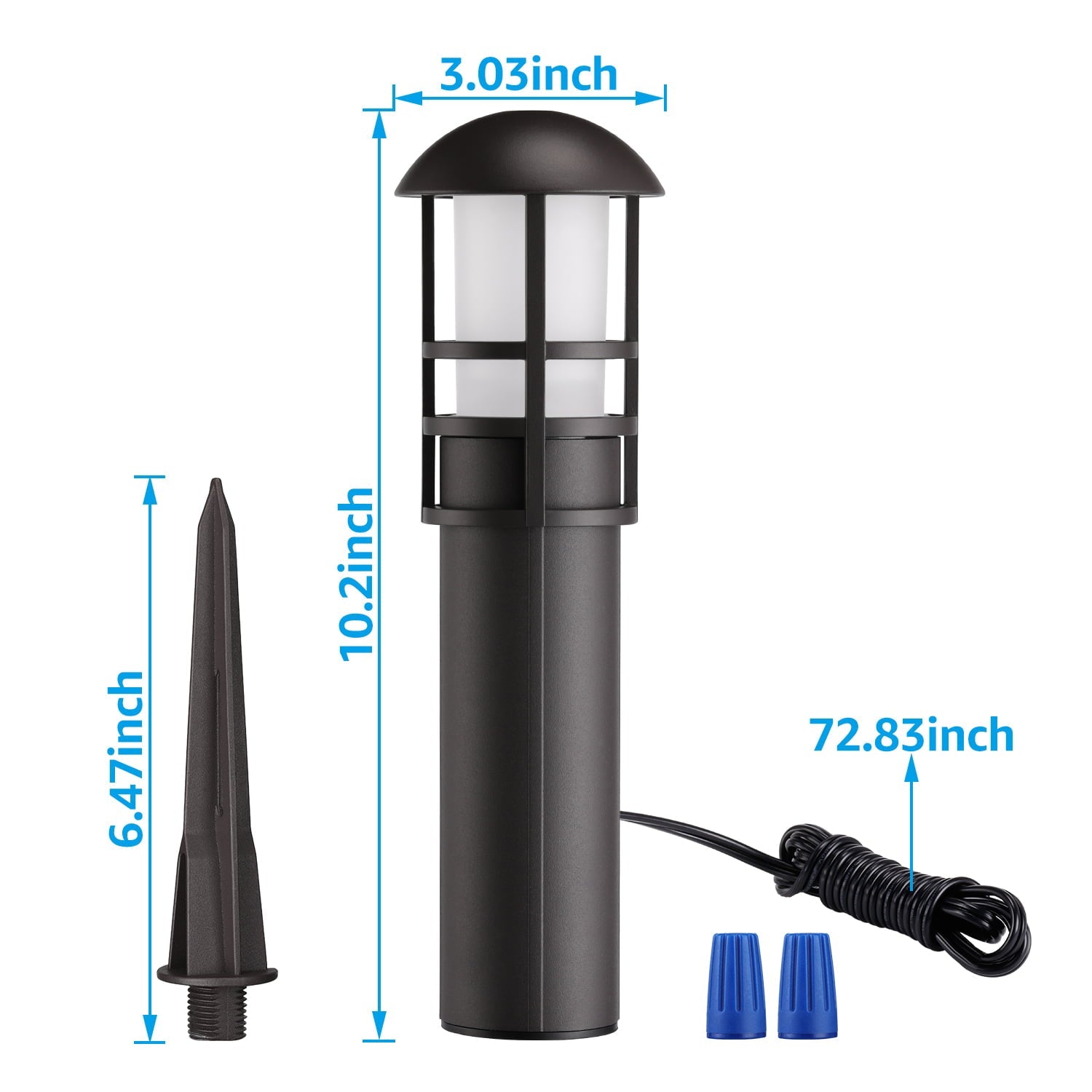 LEONLITE 12-Pack Low-Voltage Waterproof LED Landscape Lights - John Pierce Auto Care