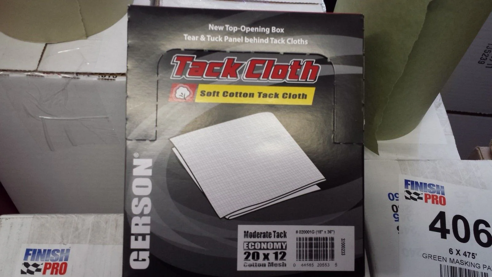 Gerson Tan Hi Tack - Tack Cloth All Paint Systems 20001t qty 1 - John Pierce Auto Care
